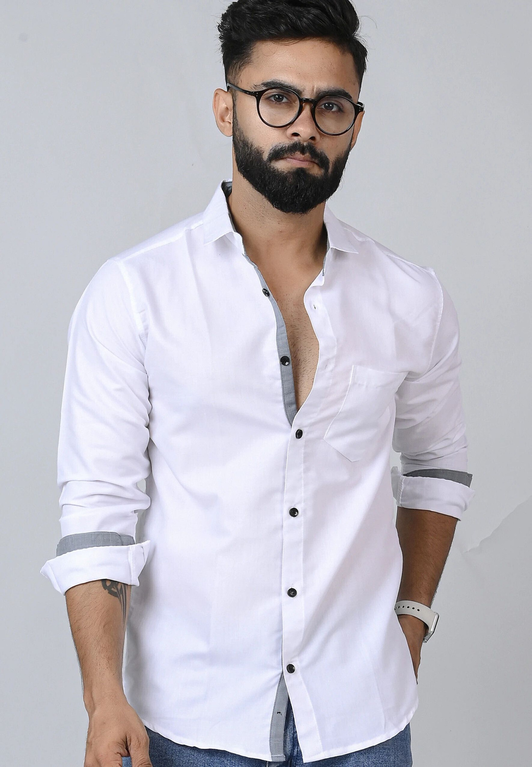 Cotton Blend WesternShirt 