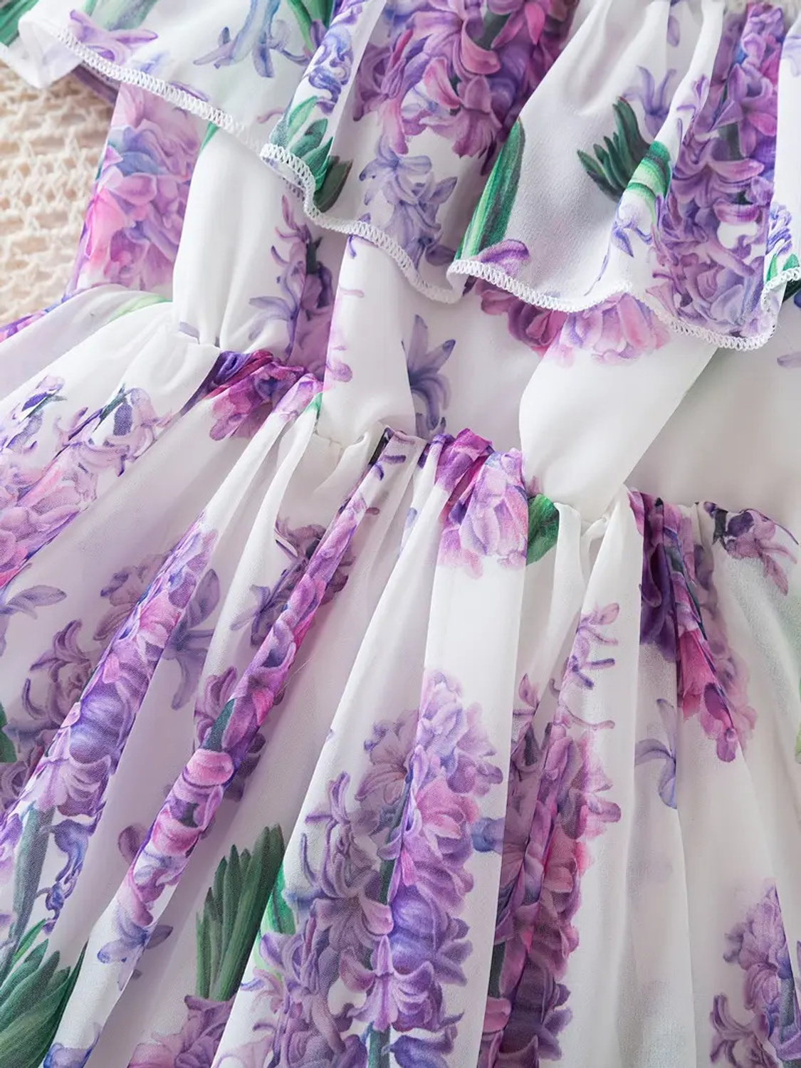 Parnika Hyacinth print  Midi