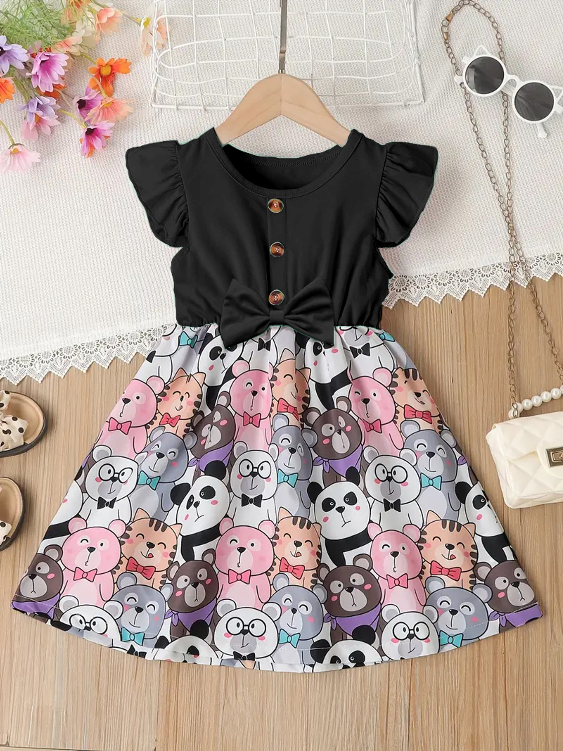 Parnika  Floral Print A-Line  Baby Girl  Midi 