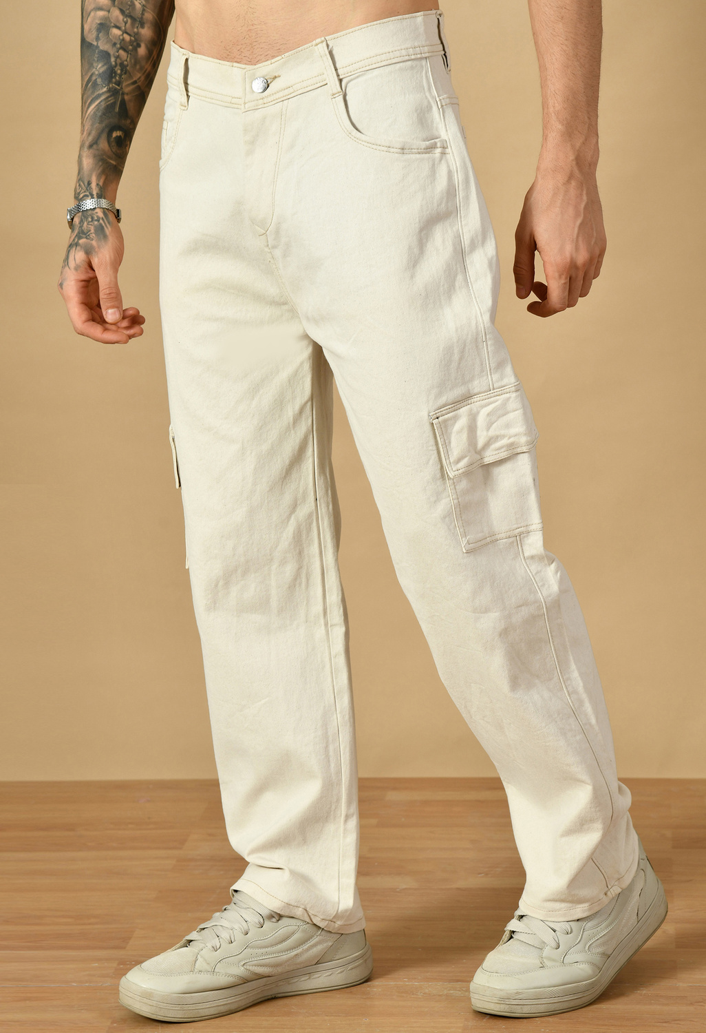 Metronex  Solid Denim Loose Fit Jeans
