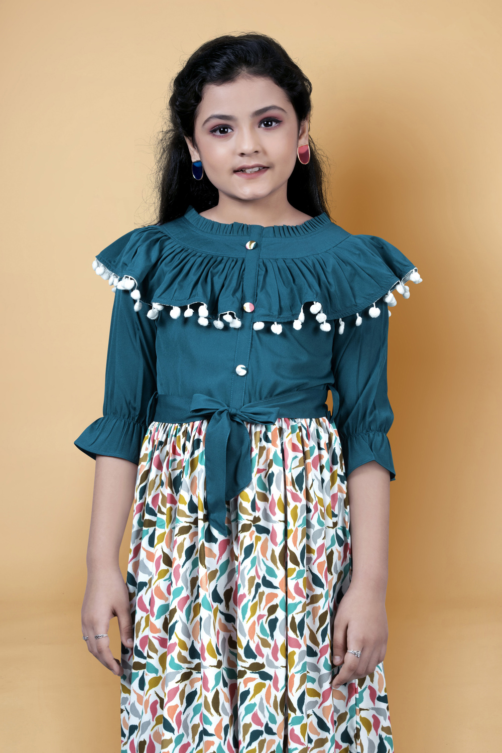 Fablina Two-toned midi dress