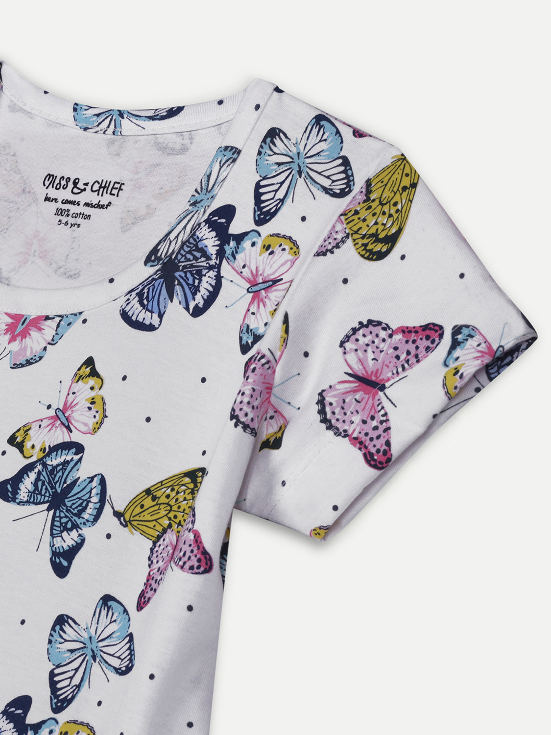 Moonette Butterflies Printed Midi 