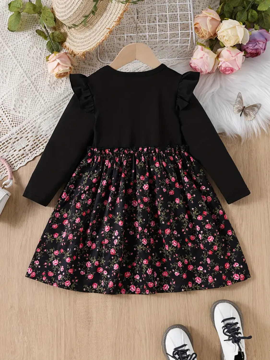 Parnika Black Full Sleeve Midi