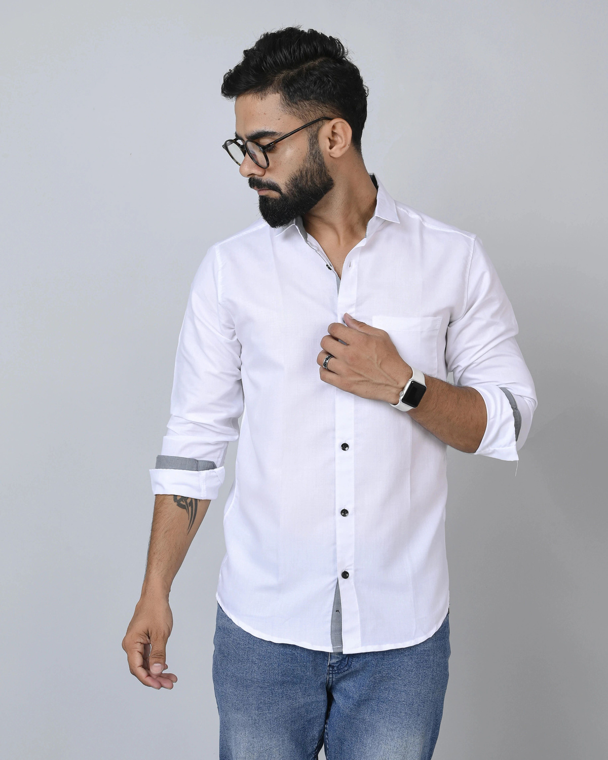 Cotton Blend WesternShirt 