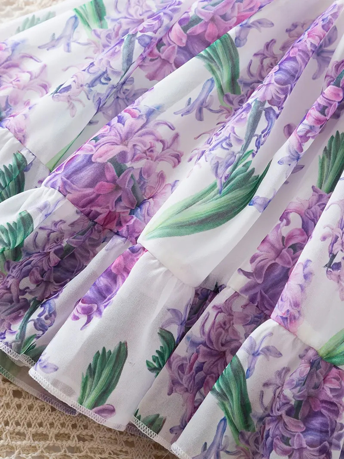 Parnika Hyacinth print  Midi