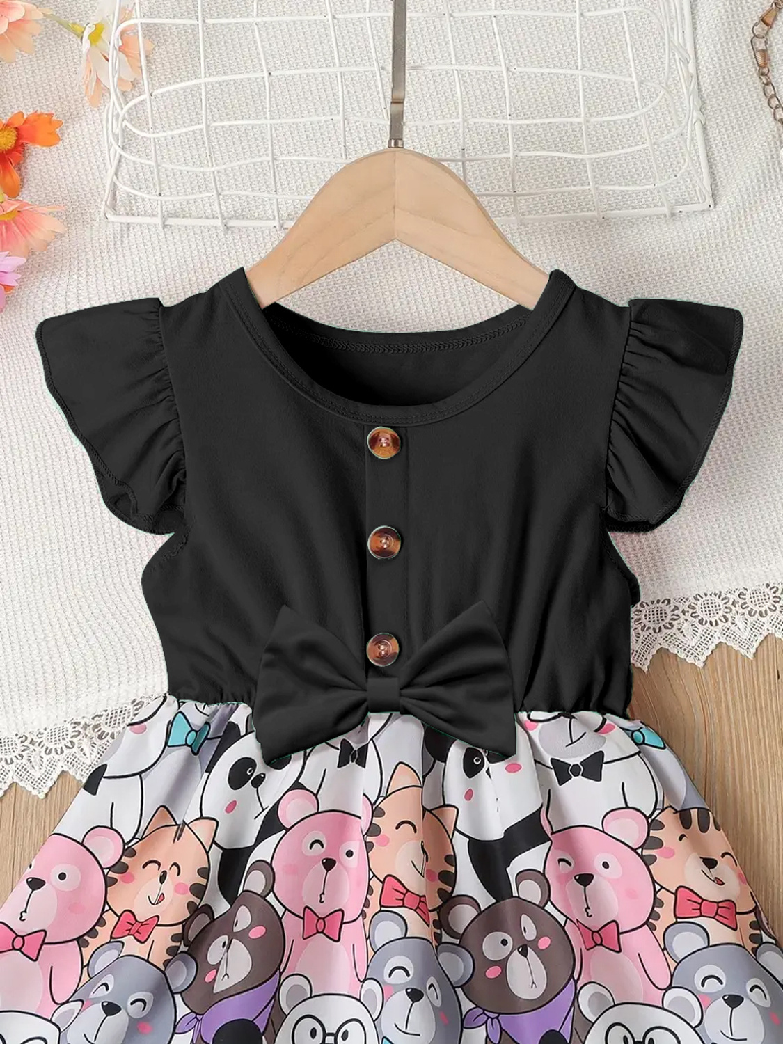 Parnika  Floral Print A-Line  Baby Girl  Midi 