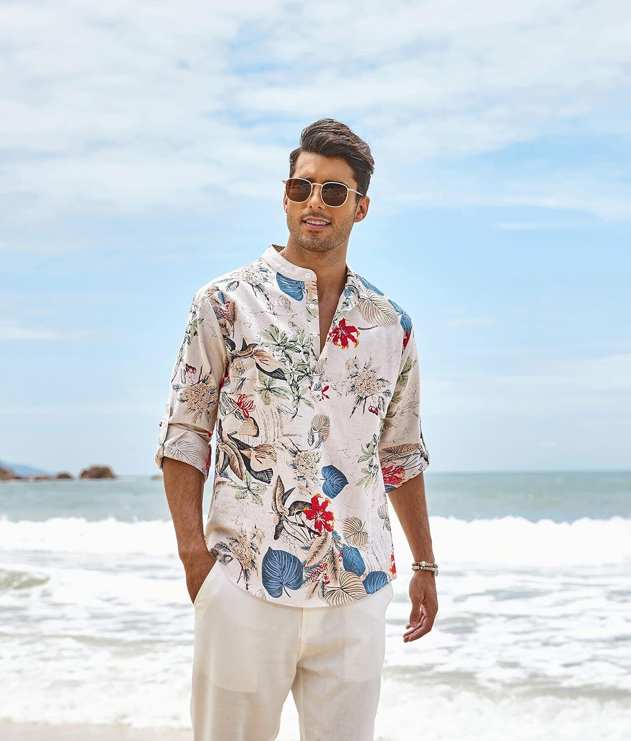 Hridhaan Beach shirt