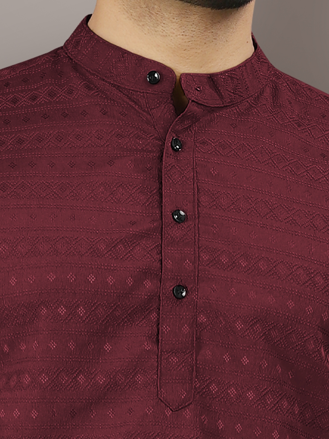 Verve Roll-up style long sleeves  Kurta 
