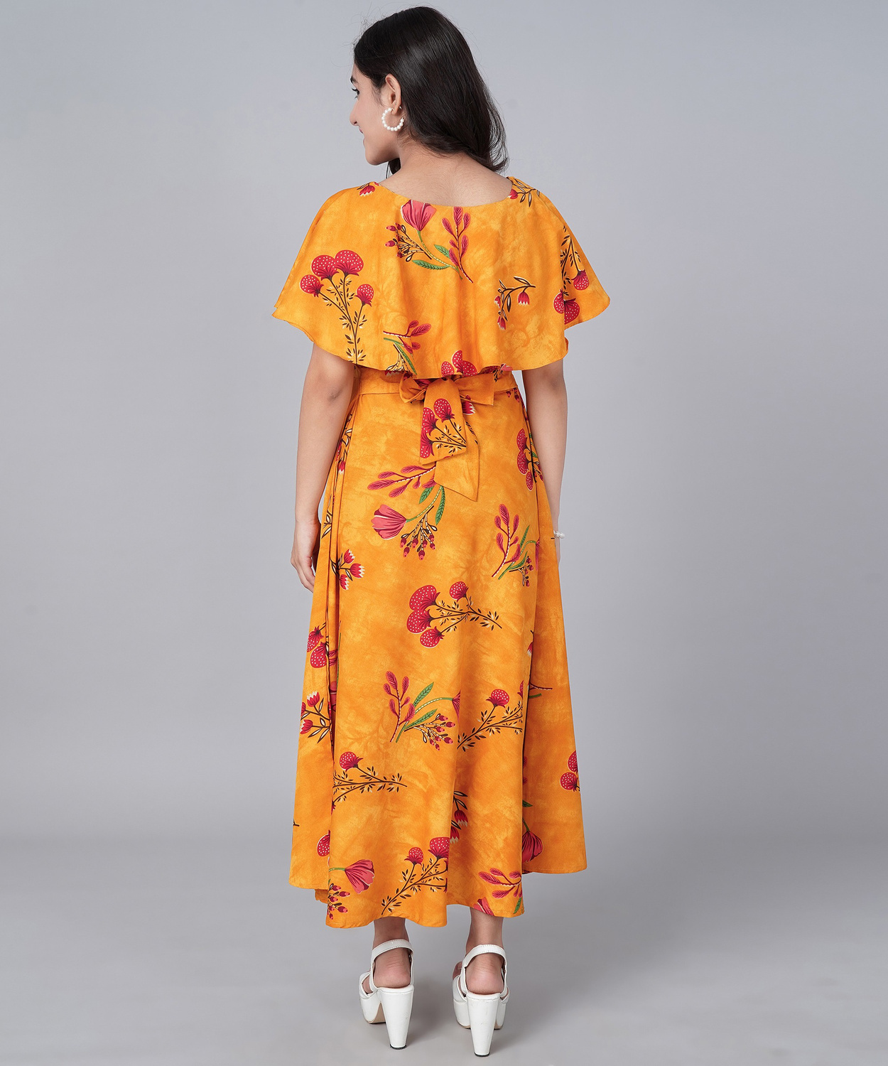 Aamira Large-scale botanical print Maxi