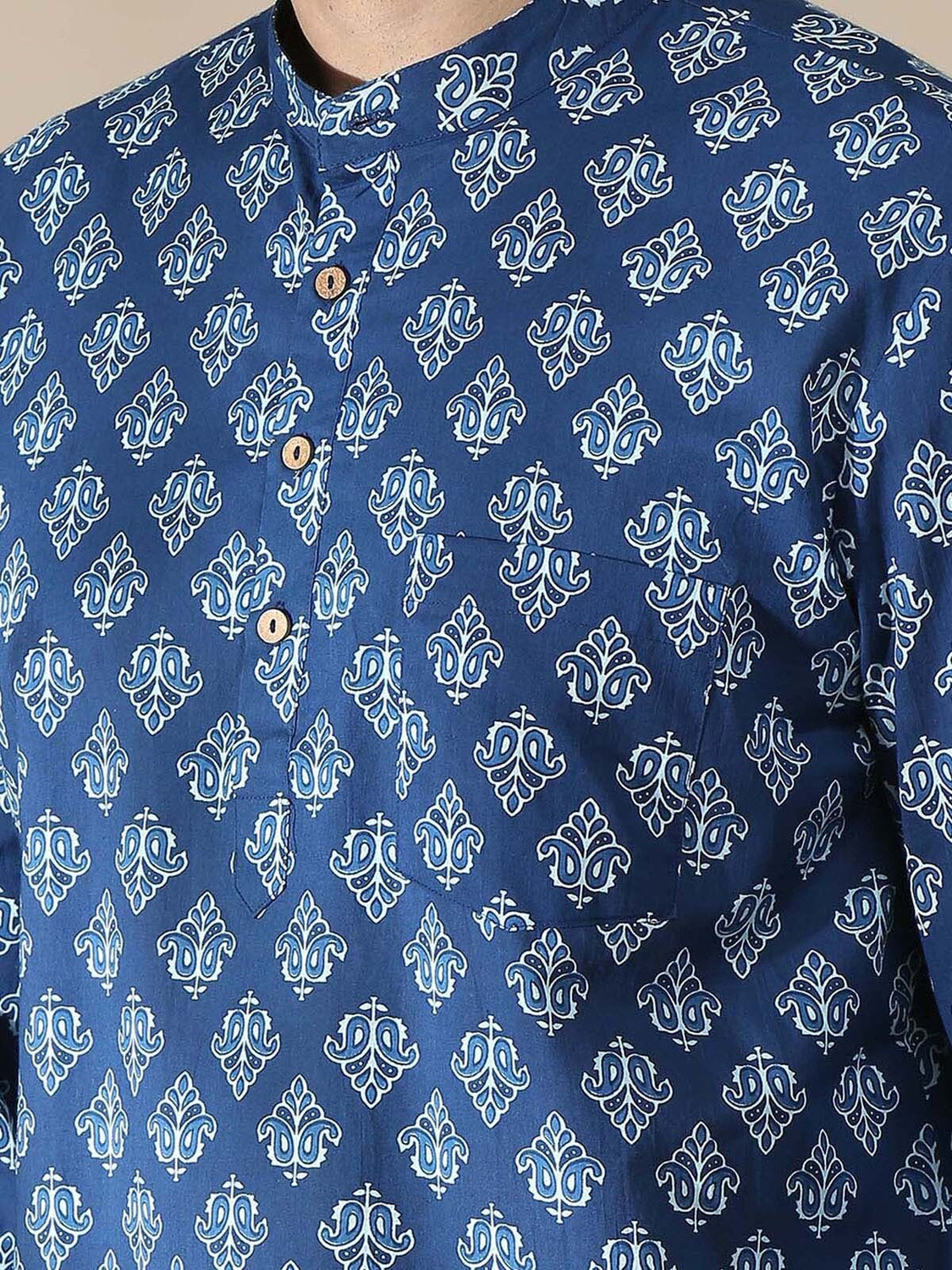 Devansh All-over ethnic block print Shirt