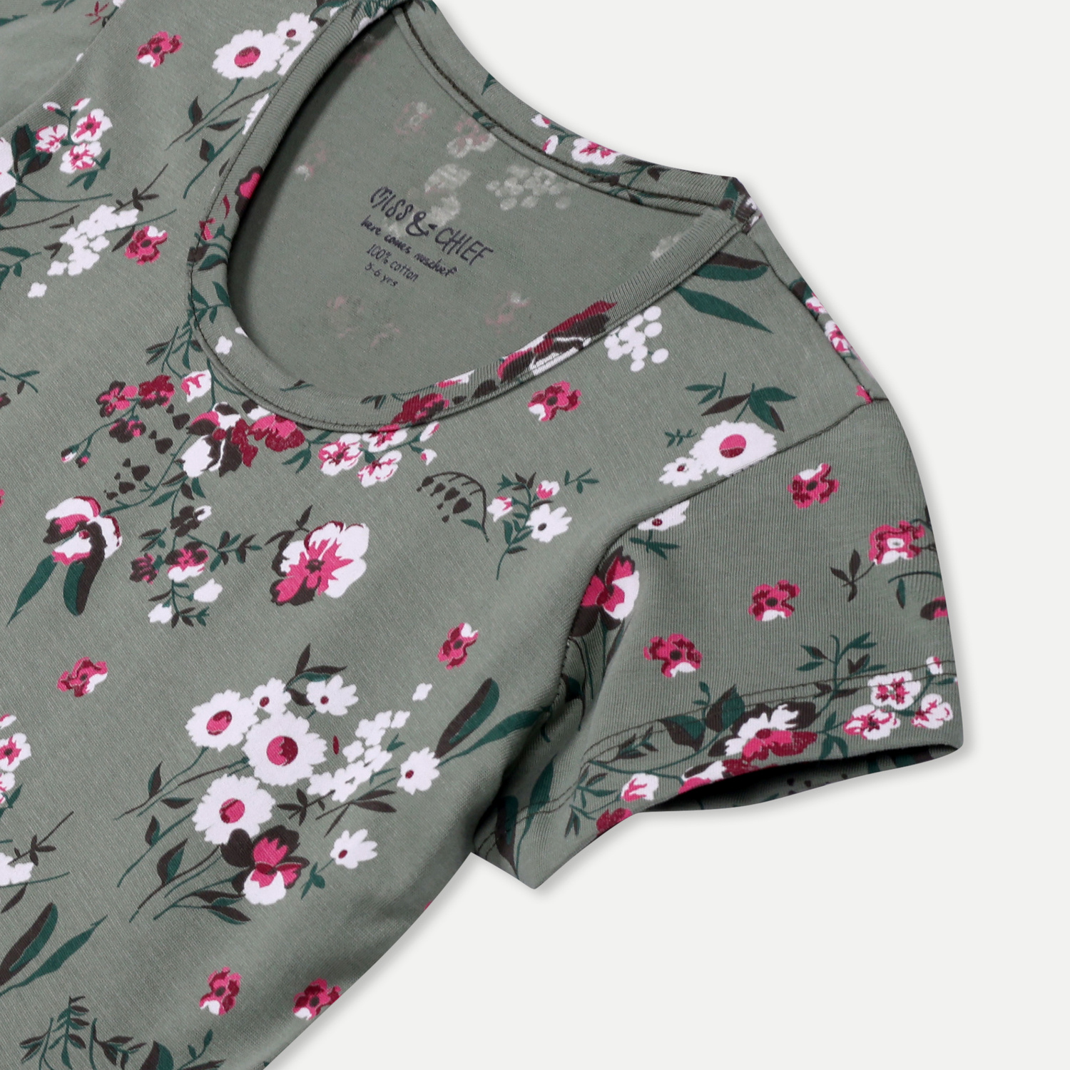 Moonette Botanical floral print Midi