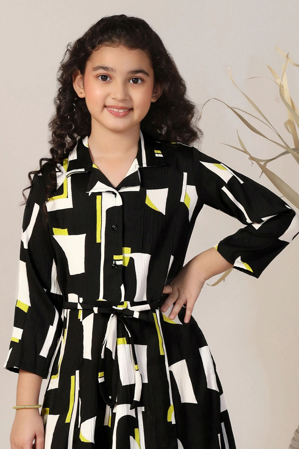 Fablina Shirt-style midi dress