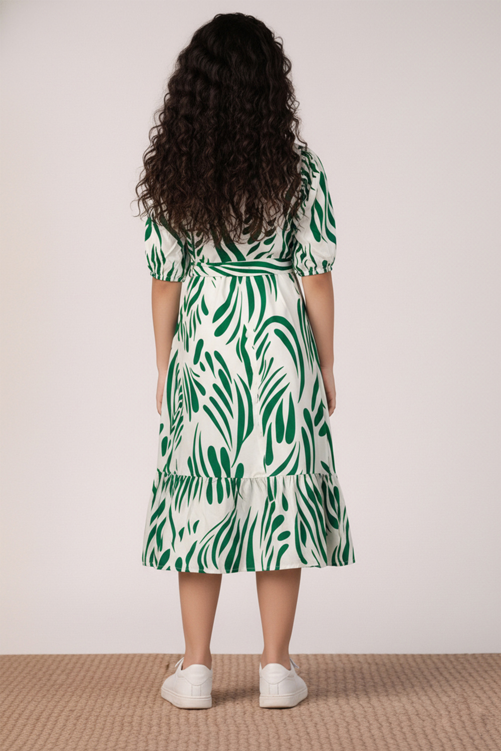 Fablina Organic abstract print dress