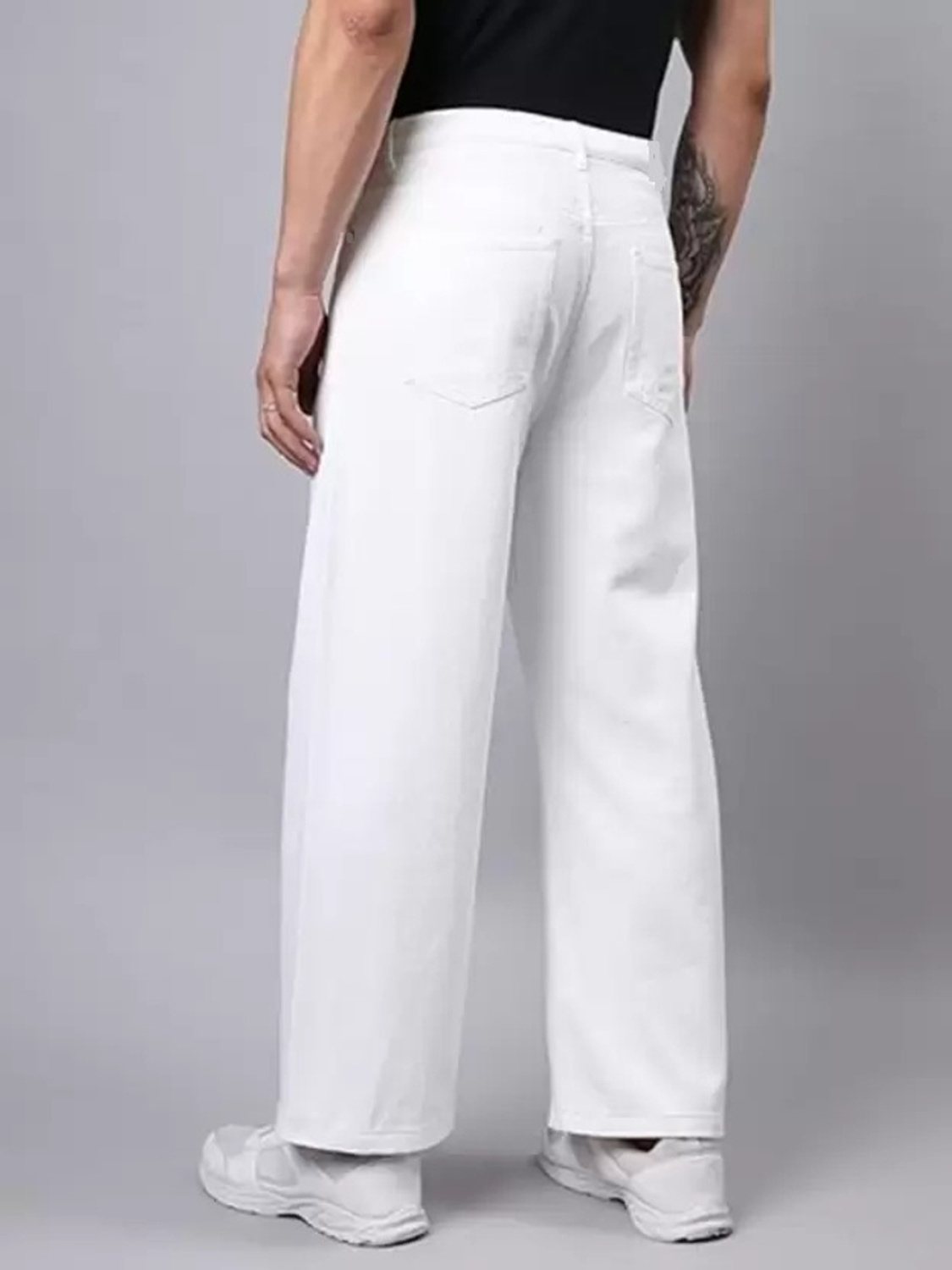 Metronex  Solid Denim Loose Fit Jeans