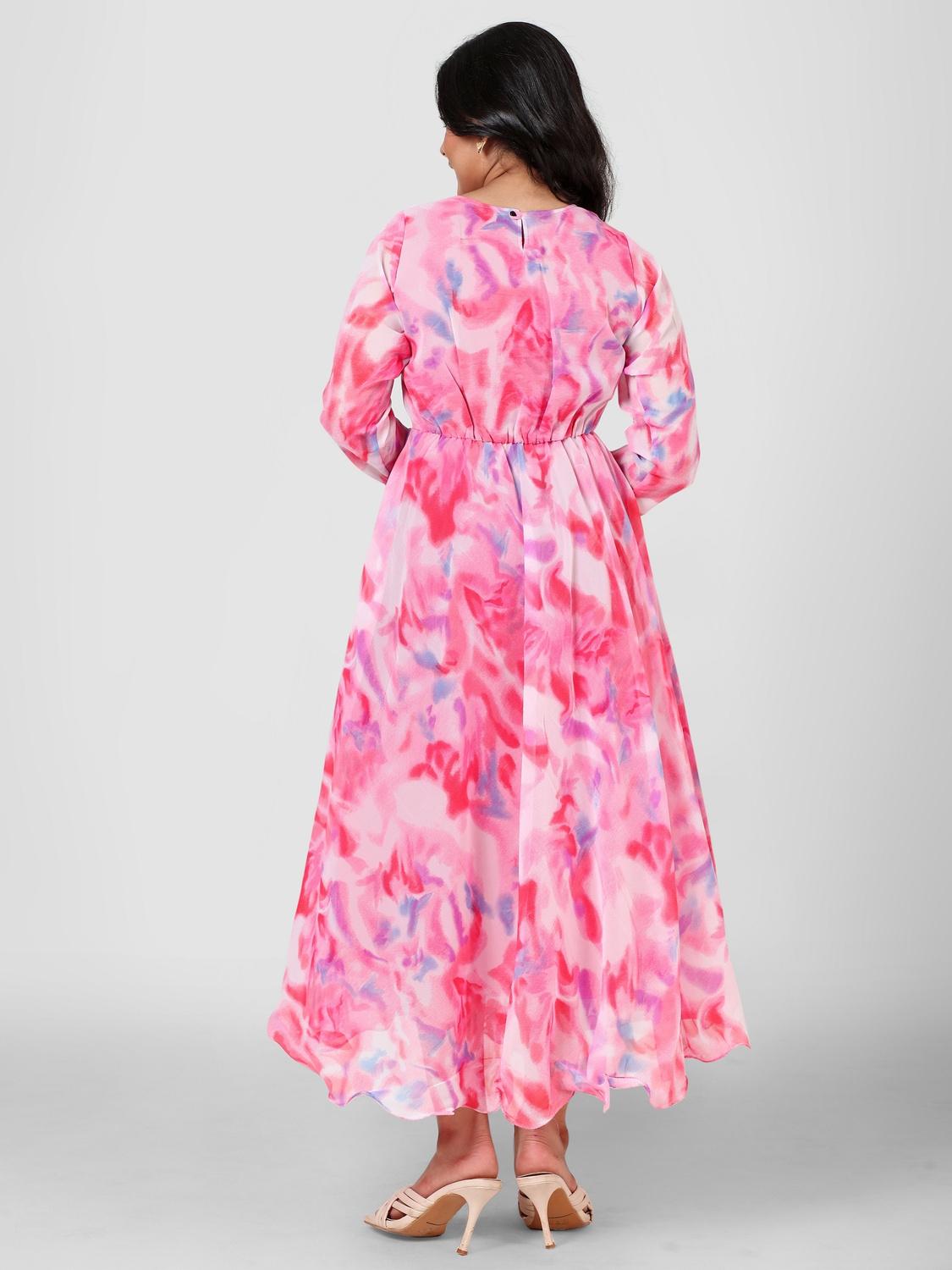 Aamira Abstract print maxi dress