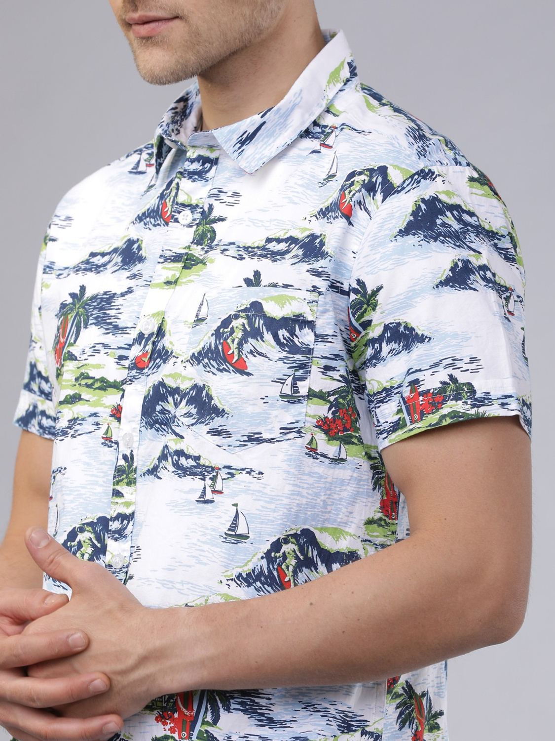 Palm tree graphic print Shirt