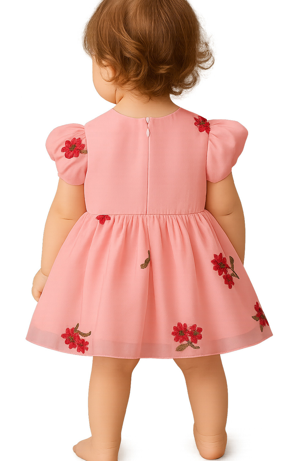 Parnika Burgundy floral Print Dress