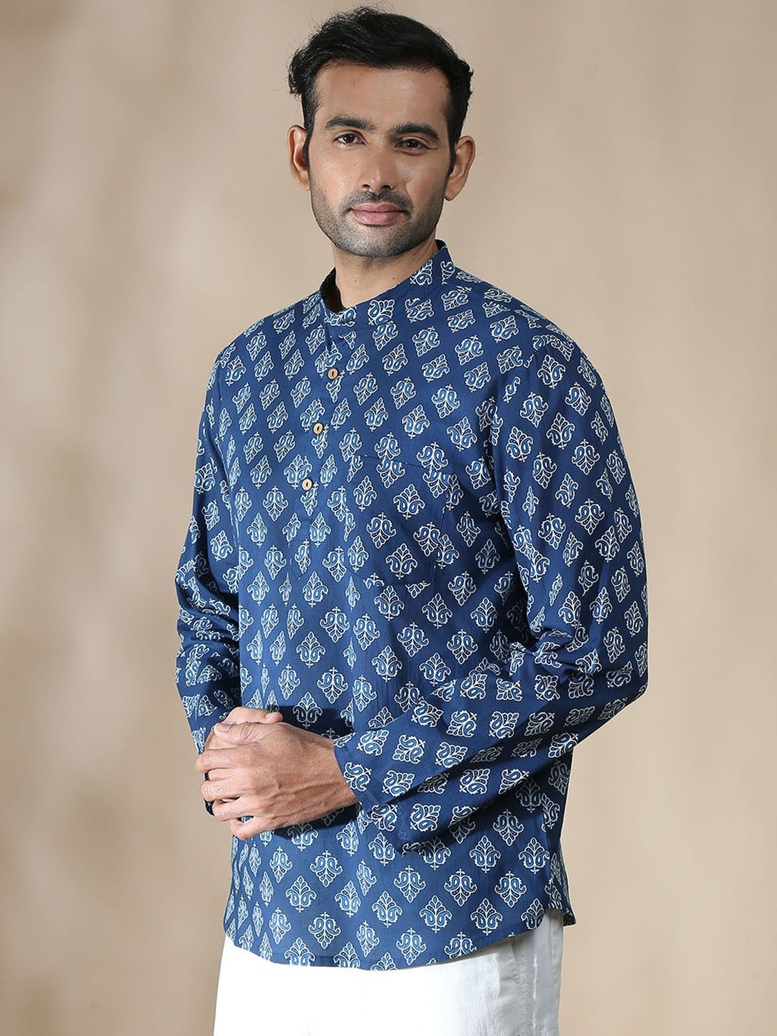 Devansh All-over ethnic block print Shirt