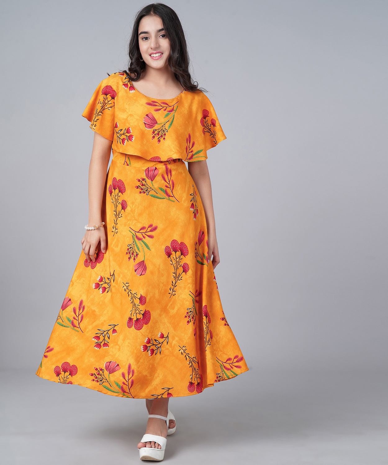 Aamira Large-scale botanical print Maxi