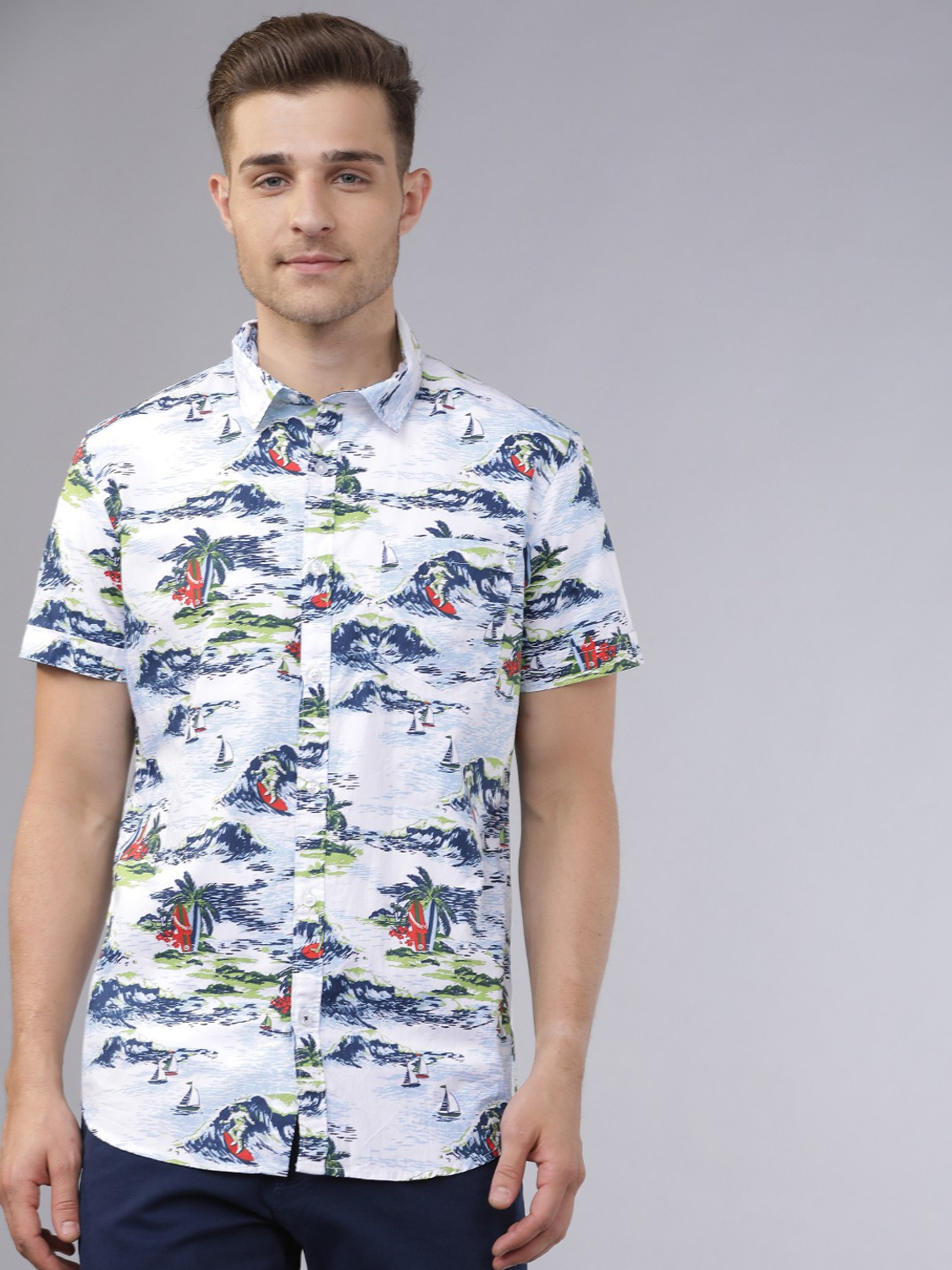 Palm tree graphic print Shirt