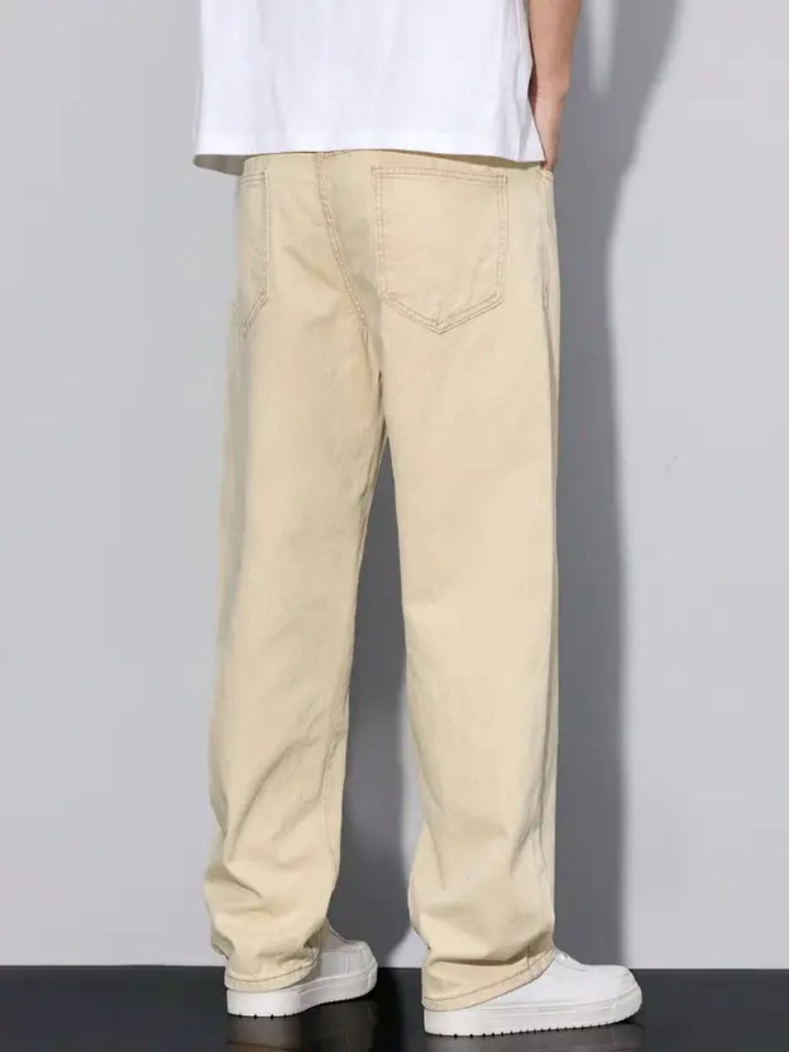 Metronex Solid Denim Loose Fit Jeans