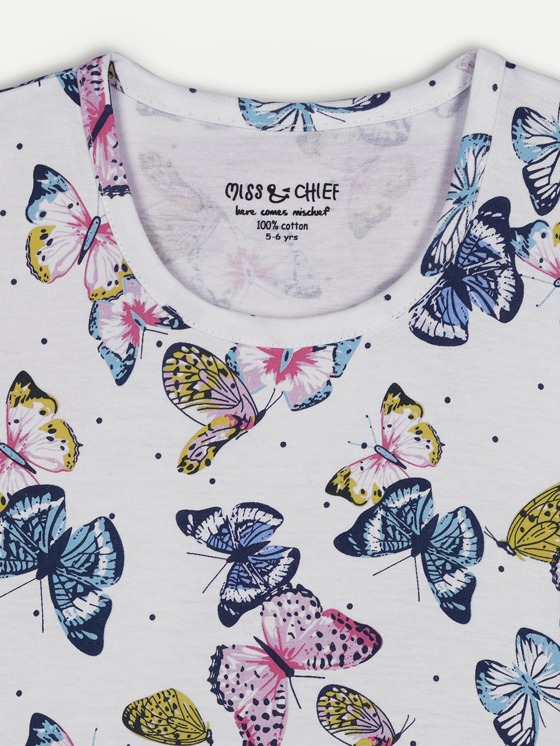 Moonette Butterflies Printed Midi 