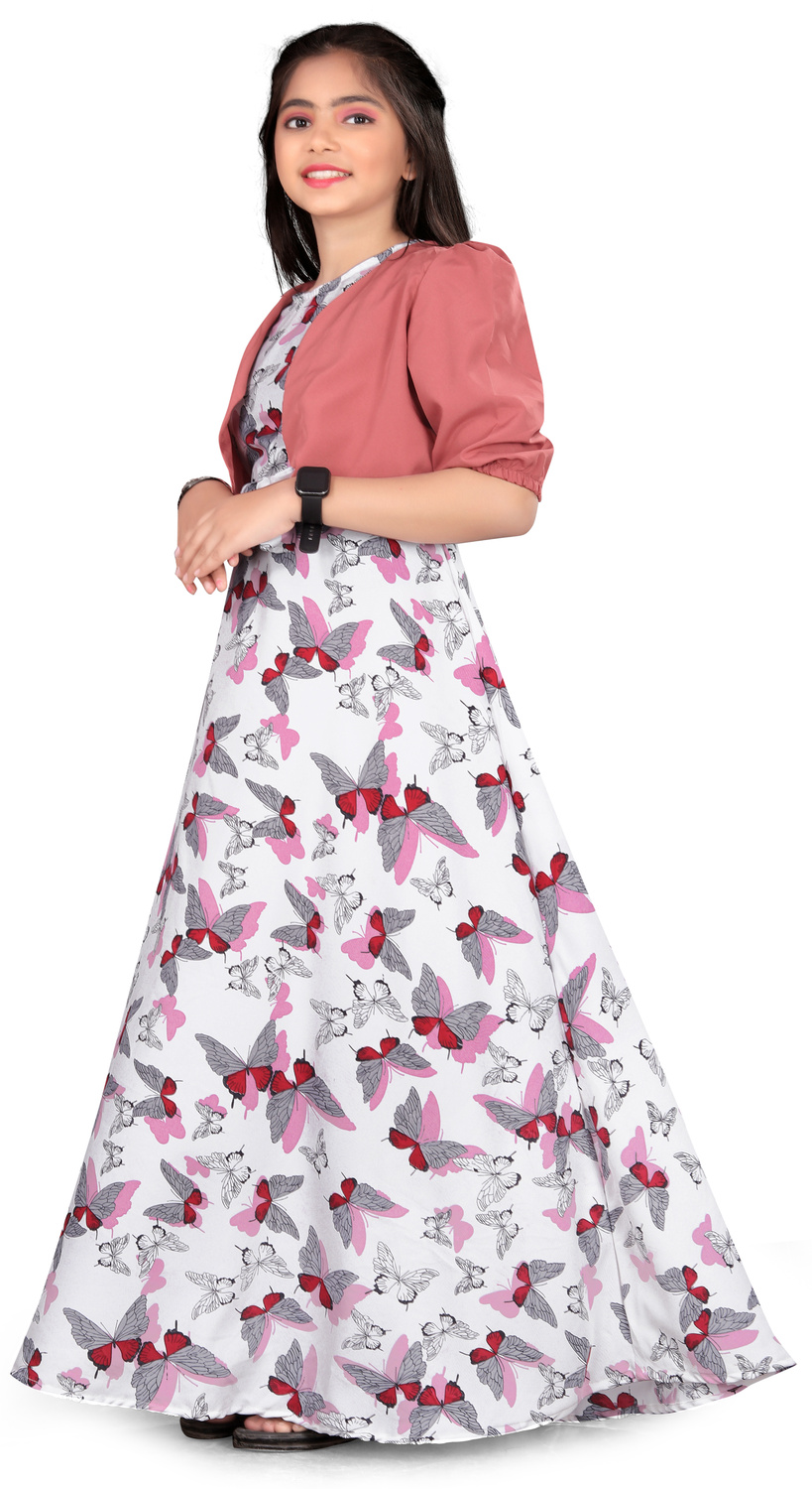 Aamira Butterfly motif  maxi dres