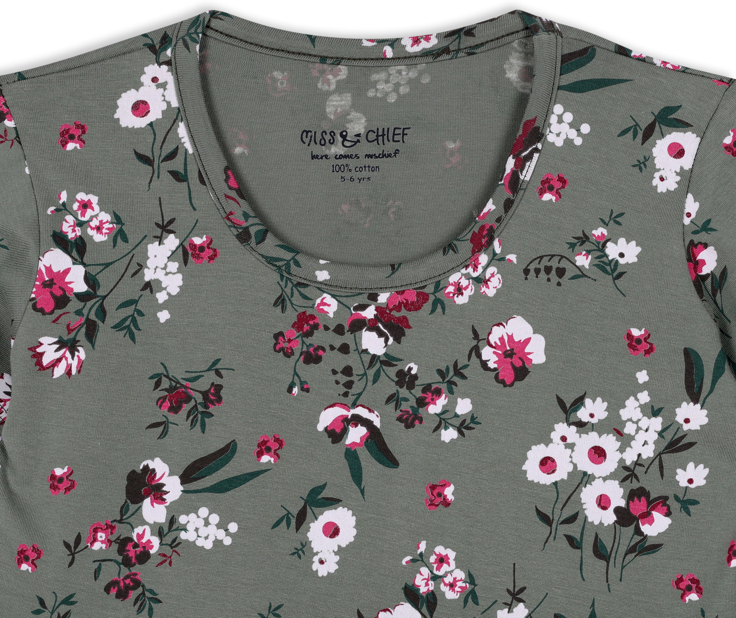 Moonette Botanical floral print Midi