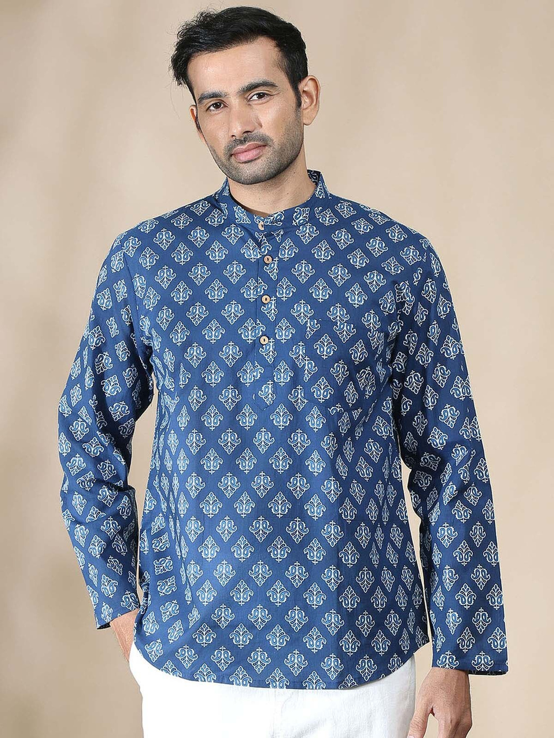 Devansh All-over ethnic block print Shirt