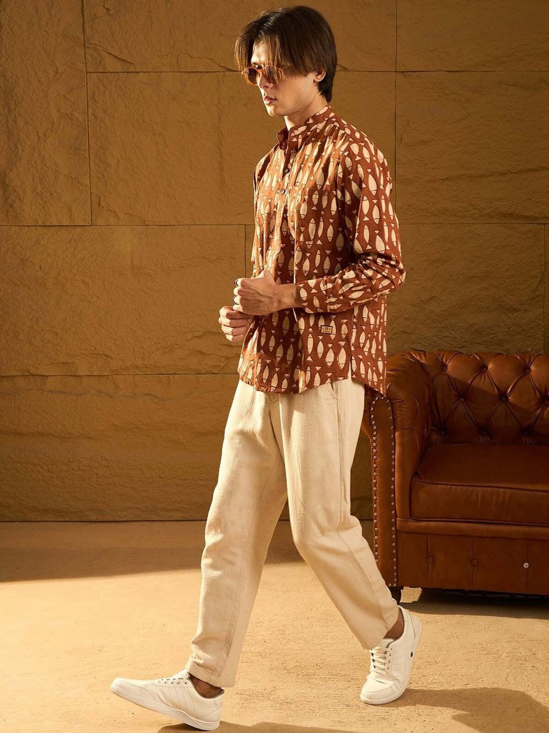 Devansh All-over fish print Shirt