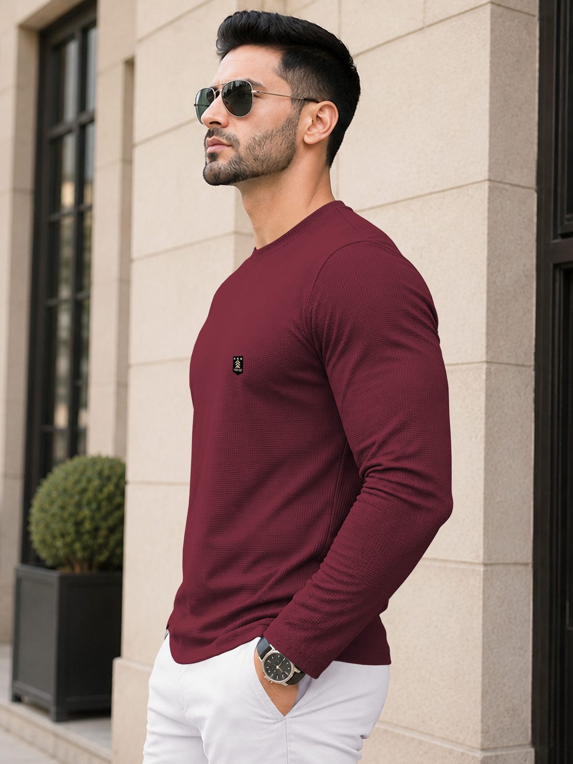 Verve Cotton-blend jersey
