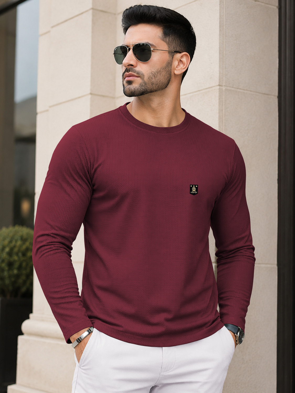 Verve Cotton-blend jersey