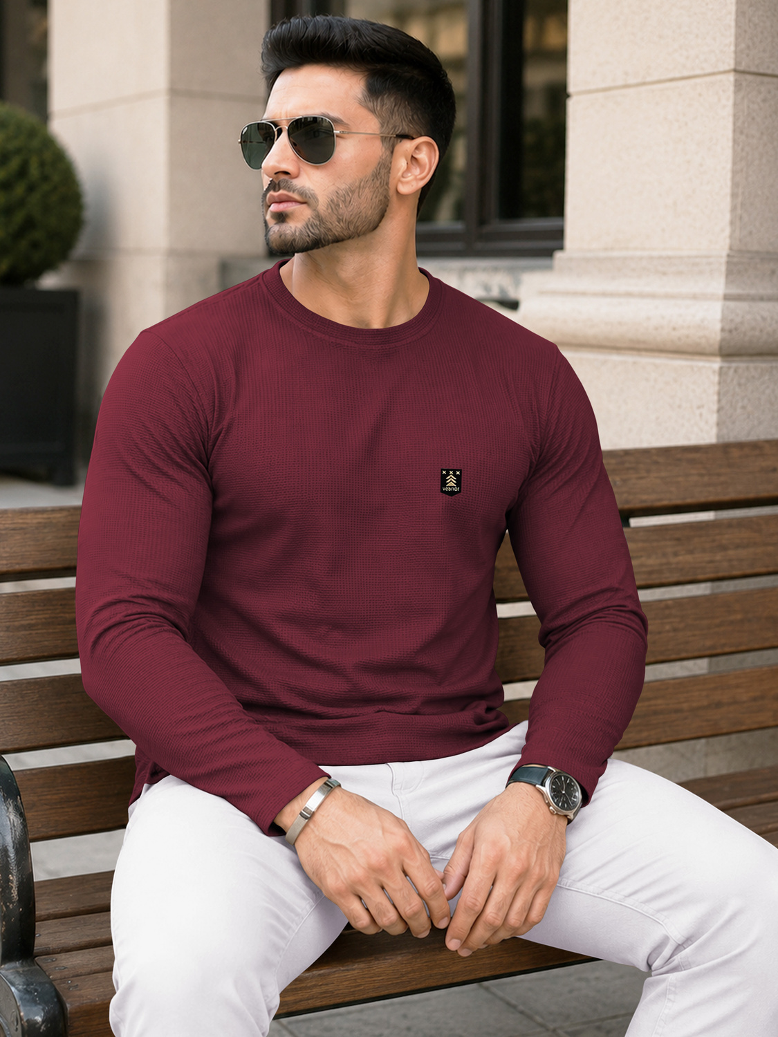 Verve Cotton-blend jersey
