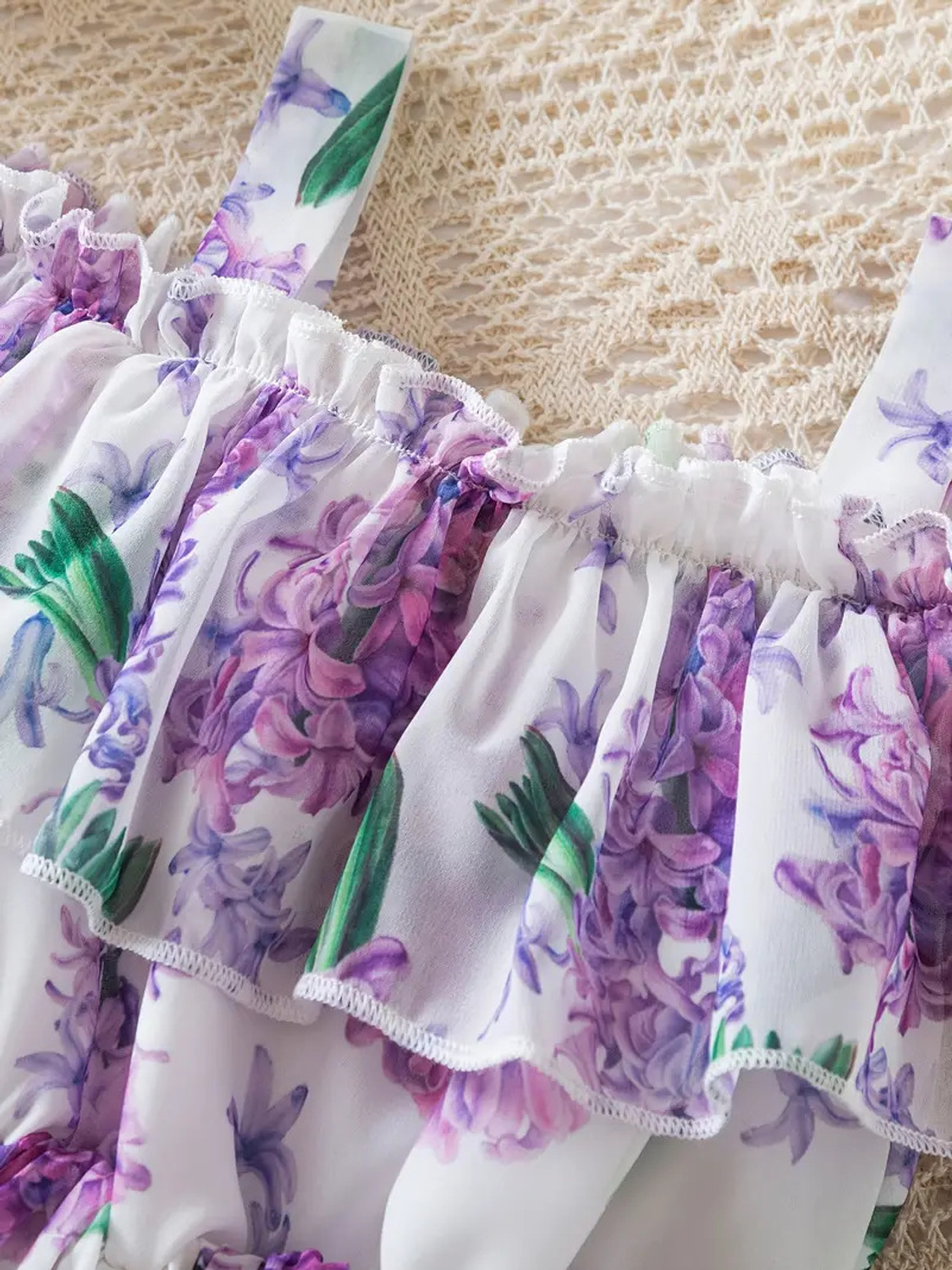 Parnika Hyacinth print  Midi