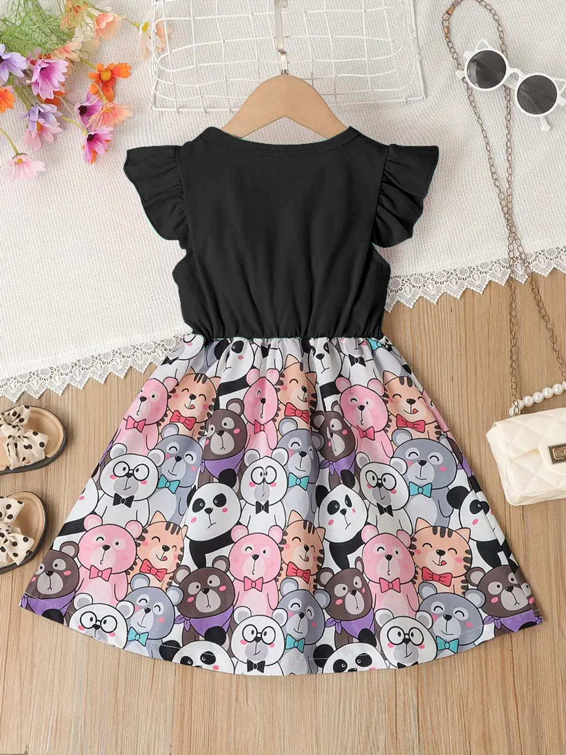 Parnika  Floral Print A-Line  Baby Girl  Midi 