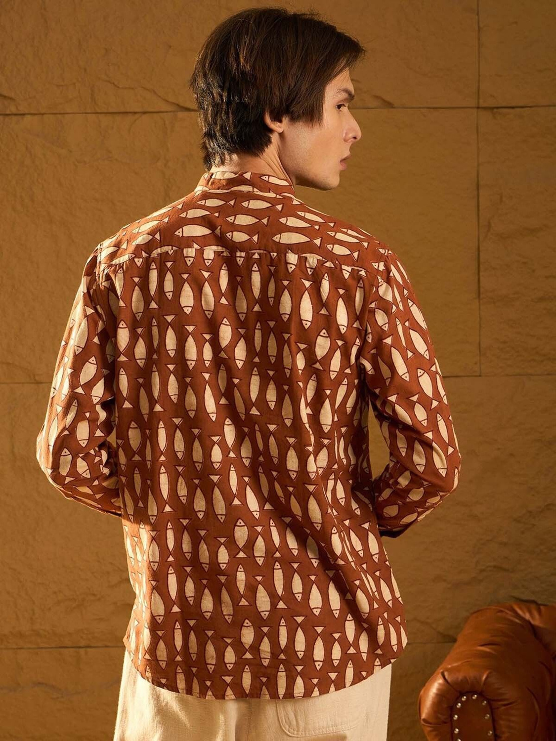 Devansh All-over fish print Shirt