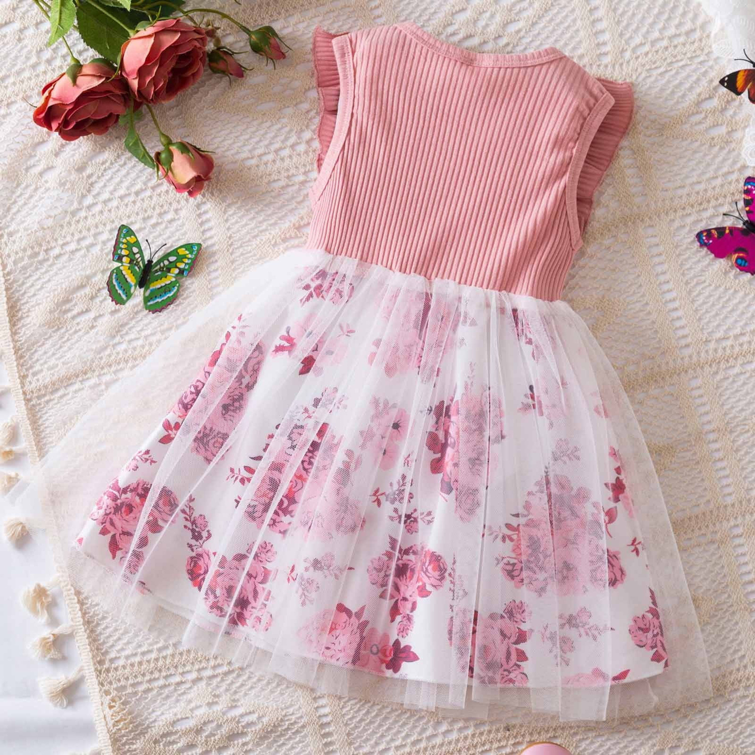Moonette Sleeveless with Belt Festive Dress