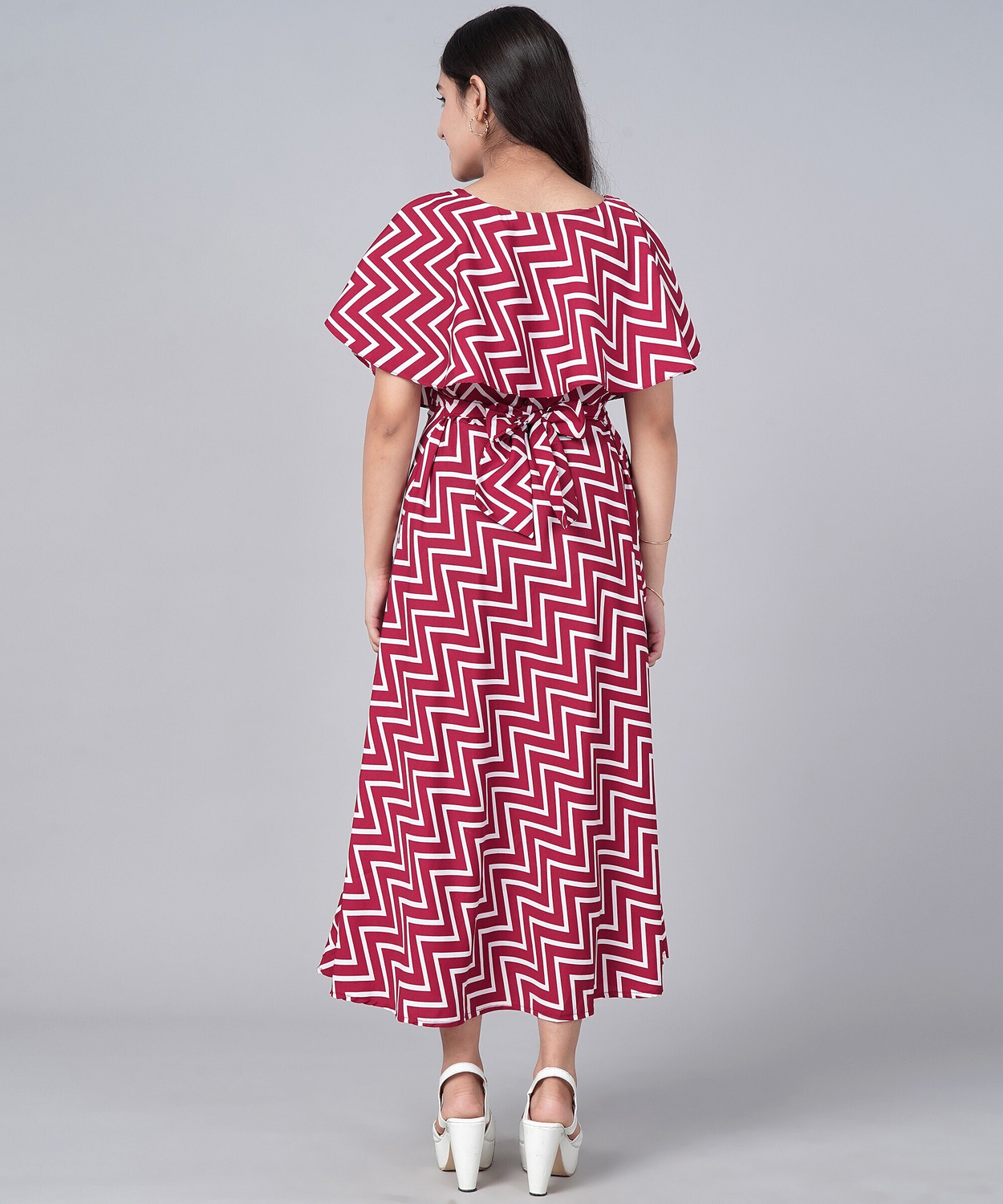Aamira Zig-zag pattern  Maxi
