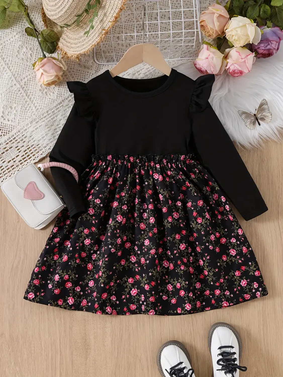 Parnika Black Full Sleeve Midi