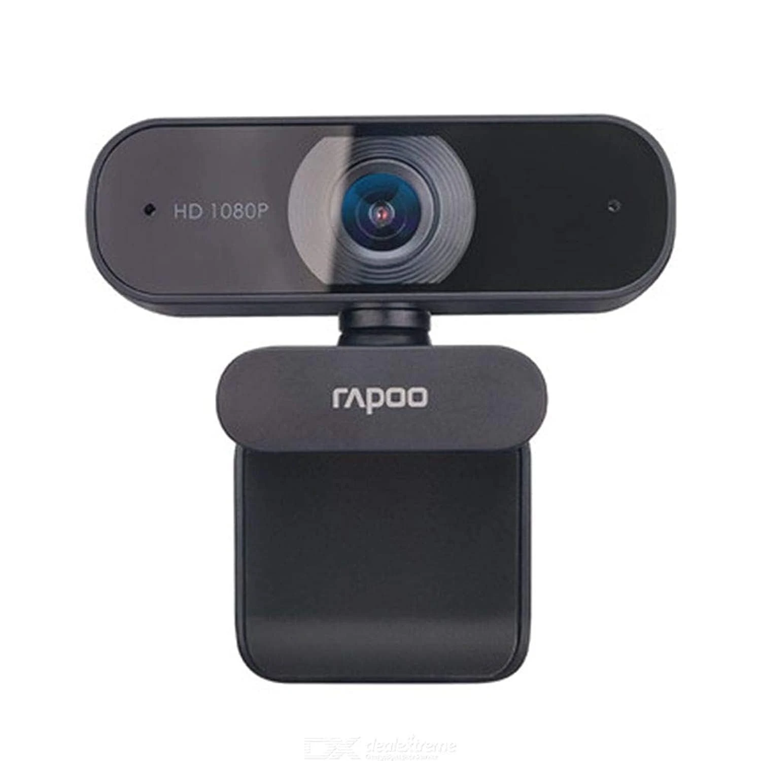 Rapoo C260 1080 Full-HD USB WebCam - Wide-angle Lens, In-built Mic, Crisp Images & Videos