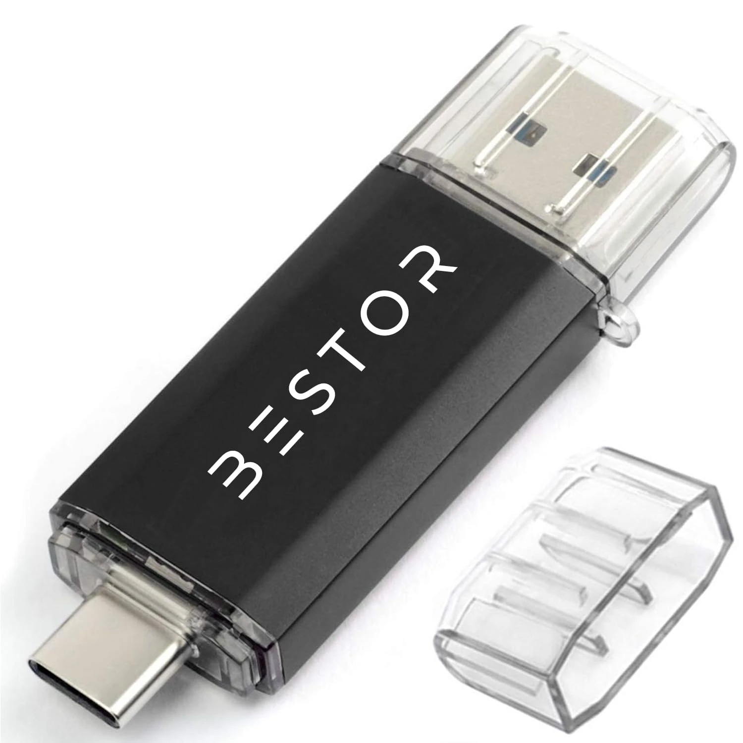 BESTOR Portable 3-in-1 Memory Card Reader OTG USB Type-C Micro USB SD Card Adapter Supports TF SD SDXC SDHC RS-MMC MMC Micro SDXC Cards