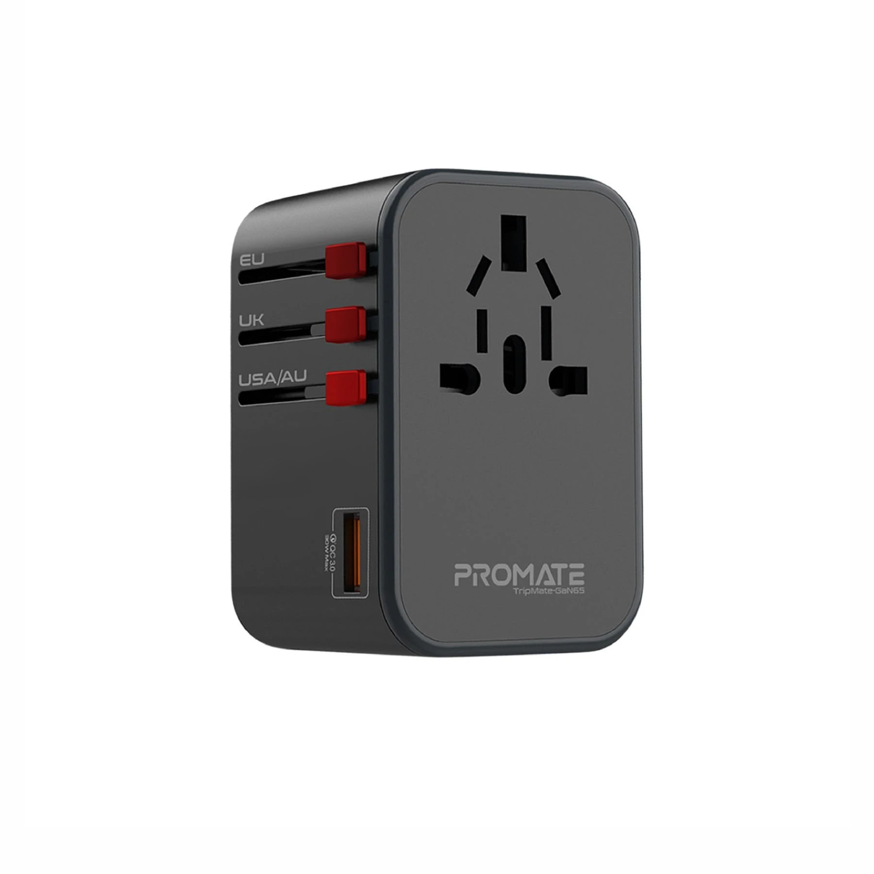 Promate Tripmate-Gan65 Charger 65W