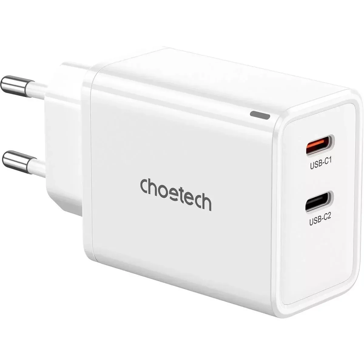 CHOETECH 65W Wall Charger Fast Charging GaN Dual USB Type C (PD6013)