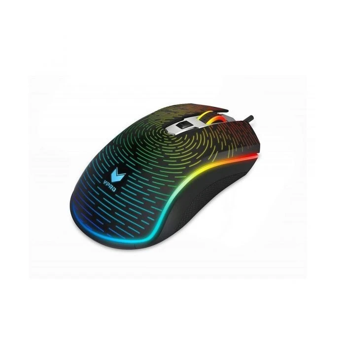 Rapoo V25S RGB Gaming Wired Mouse 7,000 DPI, 5300FPS, Built-in Memory, 5 Customizable keys