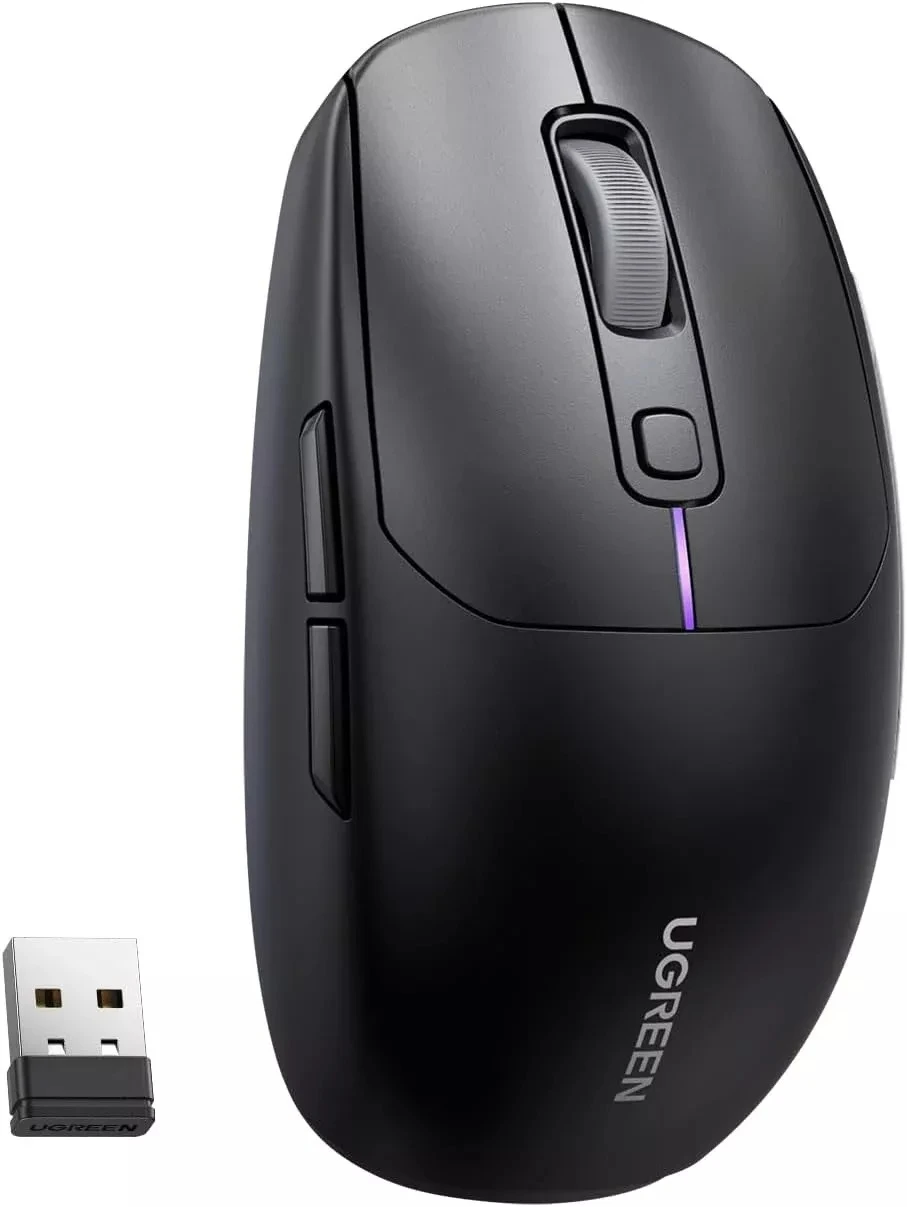 Ugreen USB/BT/2.4GHz Lightweight Wireless Gaming Mouse ( 90539)