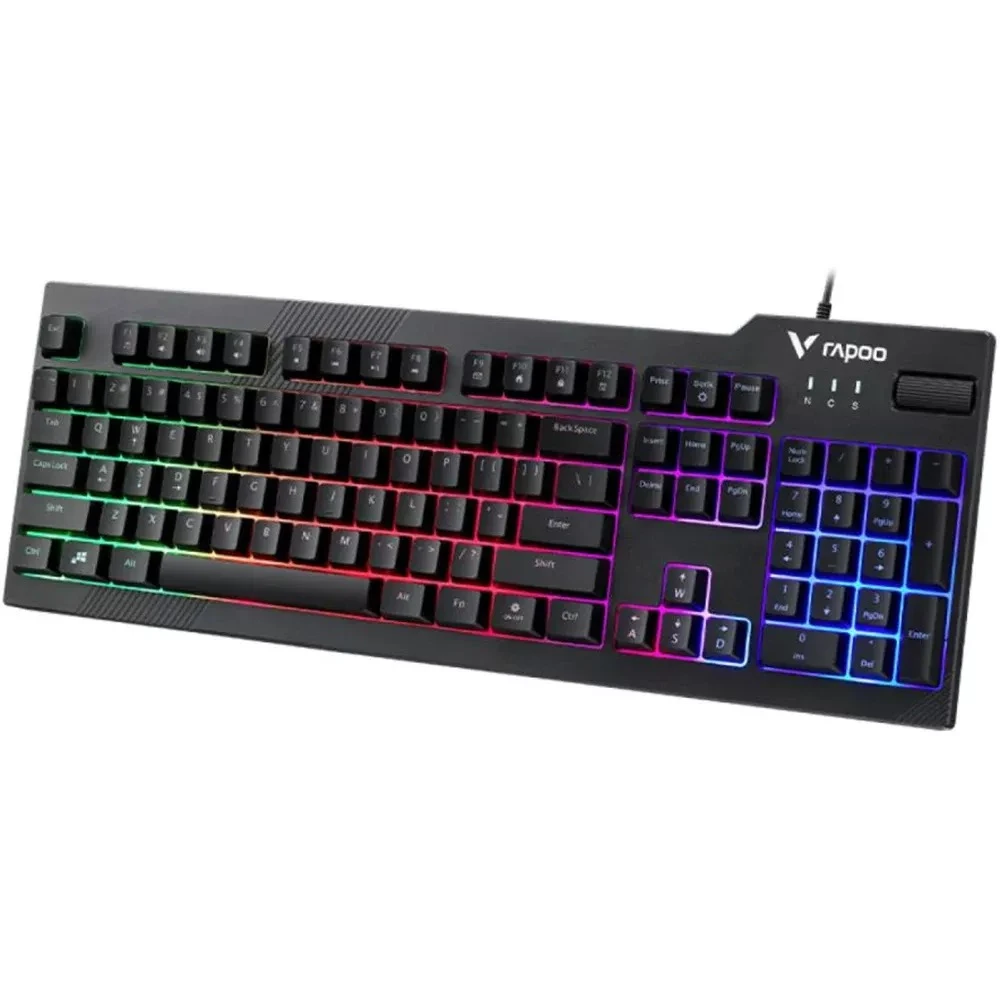 RAPOO V50S Backlit Gaming Keyboard - BLACK
