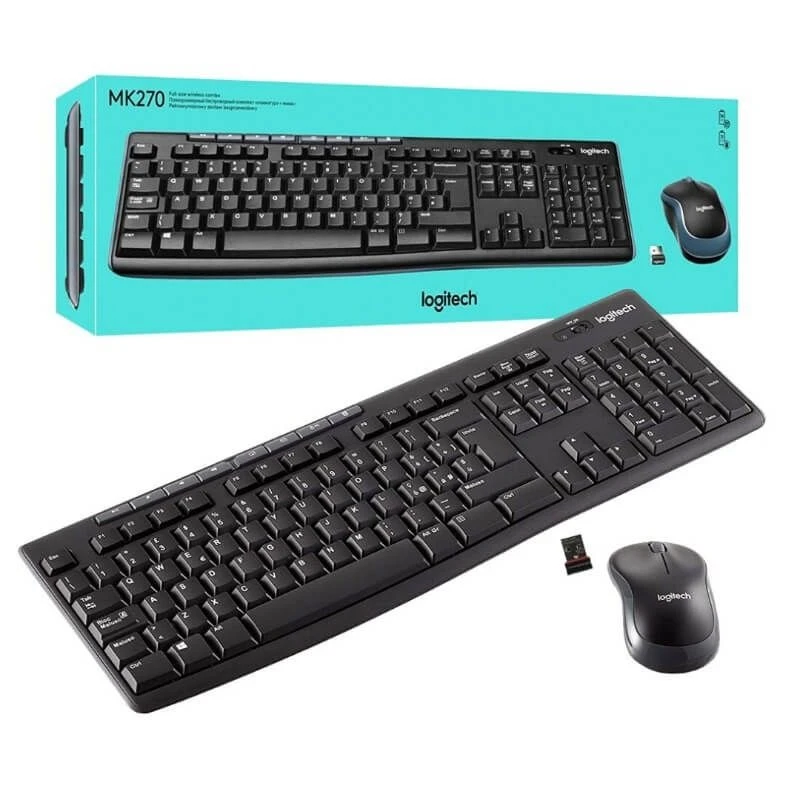 LOGITECH MK270 WIRELESS KEYBOARD AND MOUSE COMBO SET