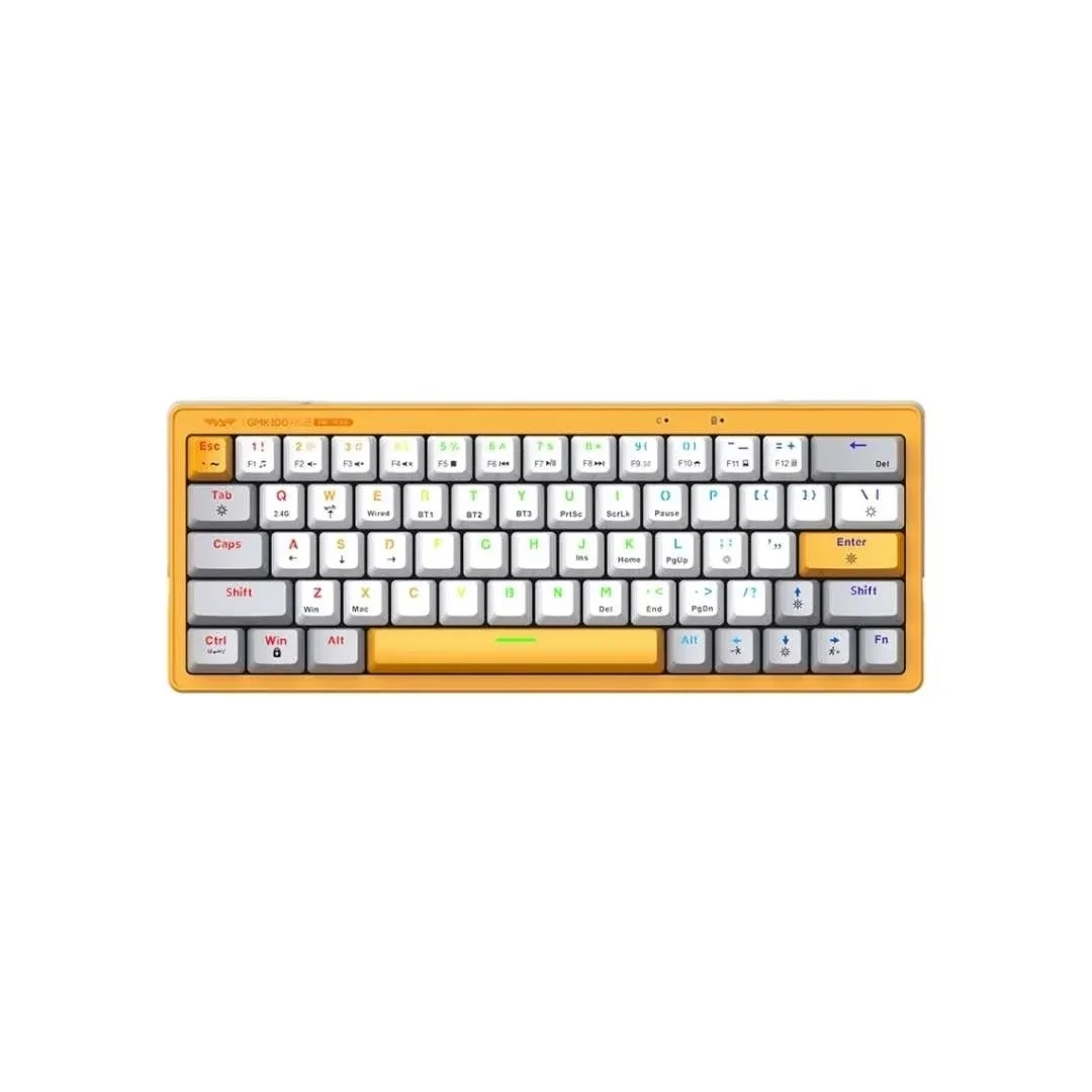 Armaggeddon GMK 100 Mechanical Gaming Keyboard I Tri Mode Connectivity I 60% RGB Keyboard