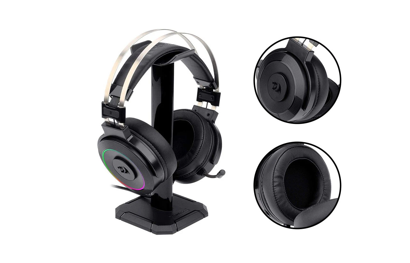 Redragon H320 LAMIA-2 RGB Gaming Headset | Free Headset Stand