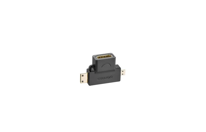 UGREEN Micro HDMI + Mini HDMI Male to HDMI Female Adapter